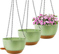 10 inch Hanging Planters for Indoor Plants, 3 Pack Self-Watering Hanging by Unknown