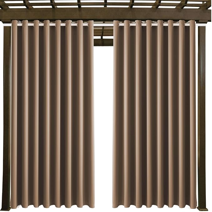 Outdoor Patio Curtain Waterproof Darkening Thermal Insulated Indoor Curtains - Image 9