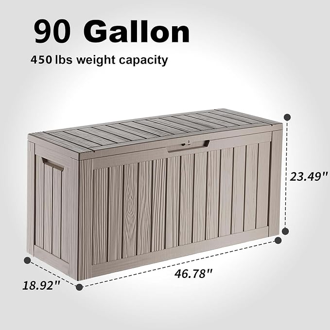 90 Gallon Outdoor Storage Box - Image 2