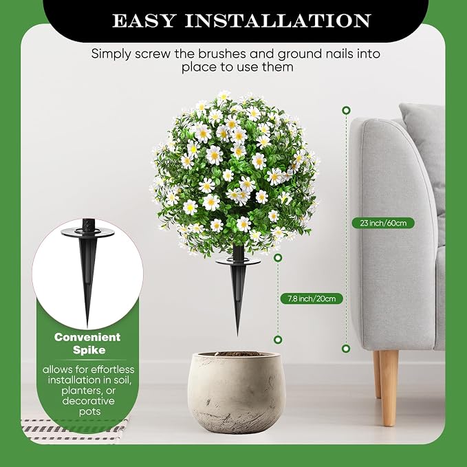 Artificial Topiary Bushes for Outdoors - Image 2