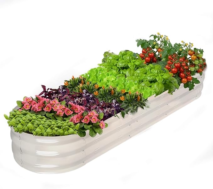 GADI 67-Inch Raised Garden Bed, Metal Planter Box by GADI
