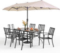 PHI VILLA 7 Piece Patio Dining Set by PHIVILLAThepioneerofcomfortablehouseholdsupplies