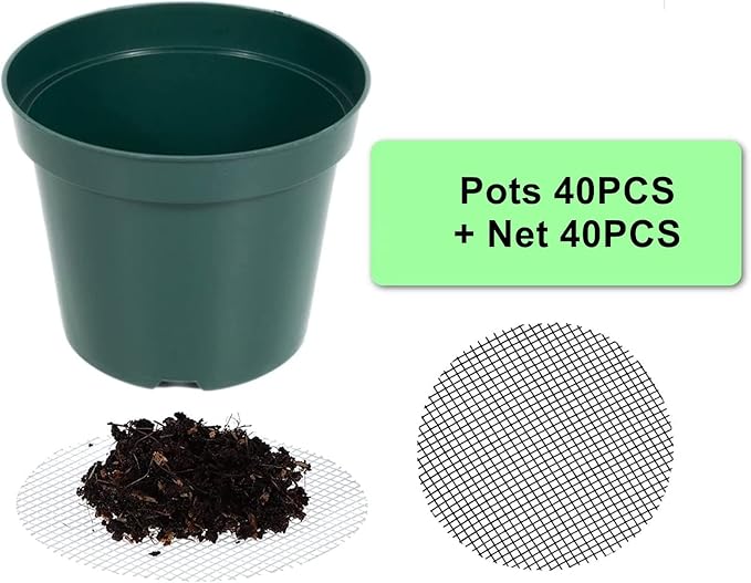 40 Pack 4 Inch Plastic Nursery Pots - Image 3