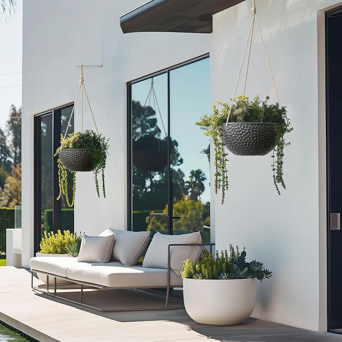 LA JOLIE MUSE Hanging Planters for Indoor Plants, Medium Hanging Planters - Image 5