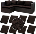 8Pcs Stretch Velvet Patio Cushion Cover, by BIETYONE