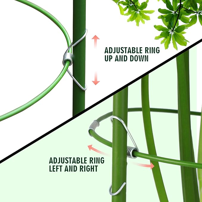LEOBRO Tomato Cage, Climbing Plant, Plant Cages - Image 4