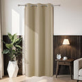 Joydeco Blackout Door Curtain for Doorway Privacy 80 Inches Long, Grommet by JOYDECO