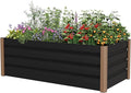 Garvee Aluminum Raised Garden Bed 4' x 2' x 16", Open-Bottom Deep Design by Garvee