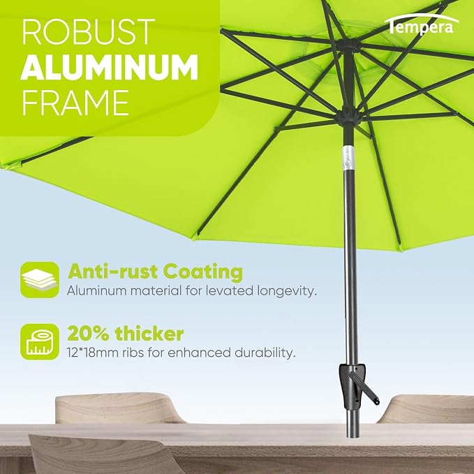 Tempera Patio Market Outdoor Table Umbrella - Image 4