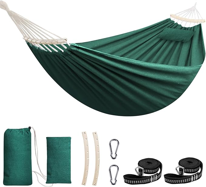 Chihee Cotton Hammock Large Soft Breathable Camping Hammock Holds Up to 660lbs by Chihee