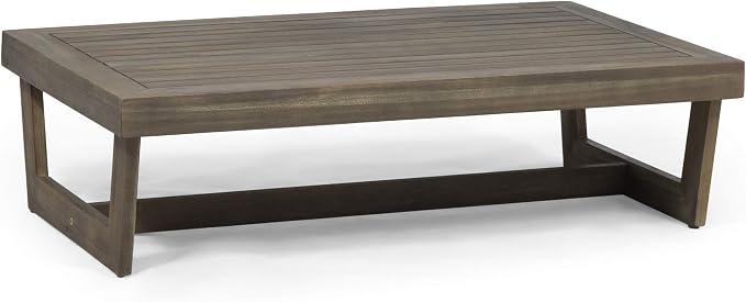 GDFStudio Outdoor Acacia Wood Coffee Table by GDFStudio