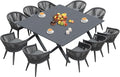 PURPLE LEAF 12 Pieces Outdoor Dining Set by PURPLELEAF