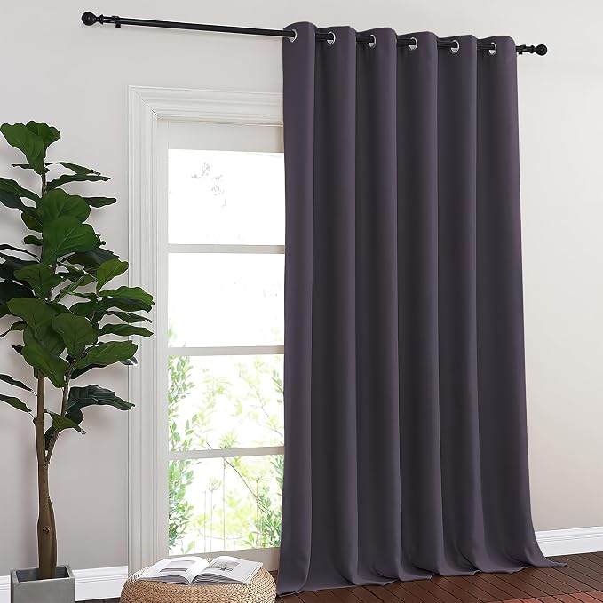 NICETOWN Greyish Purple Blackout Curtains - Image 7