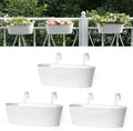 Dahey 3 Pcs Metal Iron Hanging Flower Pots by Dahey