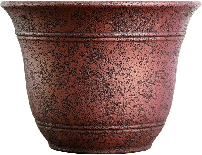 The HC Companies Sierra Round Self-Watering Pot by TheHCCompanies