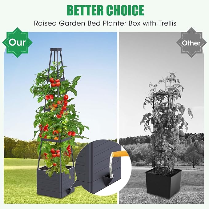 4 Pack Raised Garden Bed Planter Box - Image 3