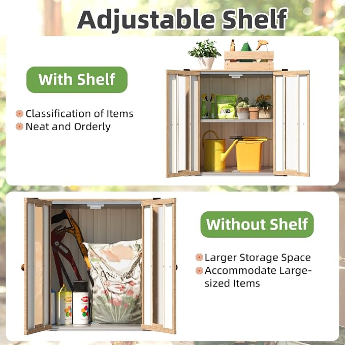 AECOJOY Outdoor Storage Cabinet Waterproof - Image 4
