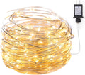 Minetom Fairy Lights Plug in, 33Ft 100 LEDs Waterproof Silver Wire Firefly by Minetom