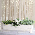Efavormart 30"x6" Whitewash Wood Planter Box by efavormart