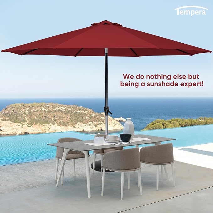 Tempera Patio Market Outdoor Table Umbrella - Image 7