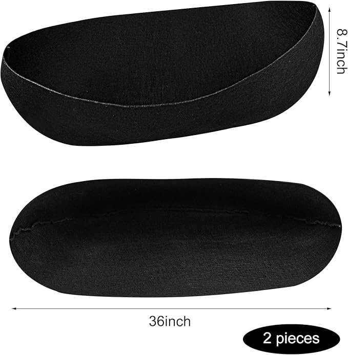 2PCS 36Inch Upgraded Planter Basket Liners Fabric Window Box Liners Felt Trough - Image 2