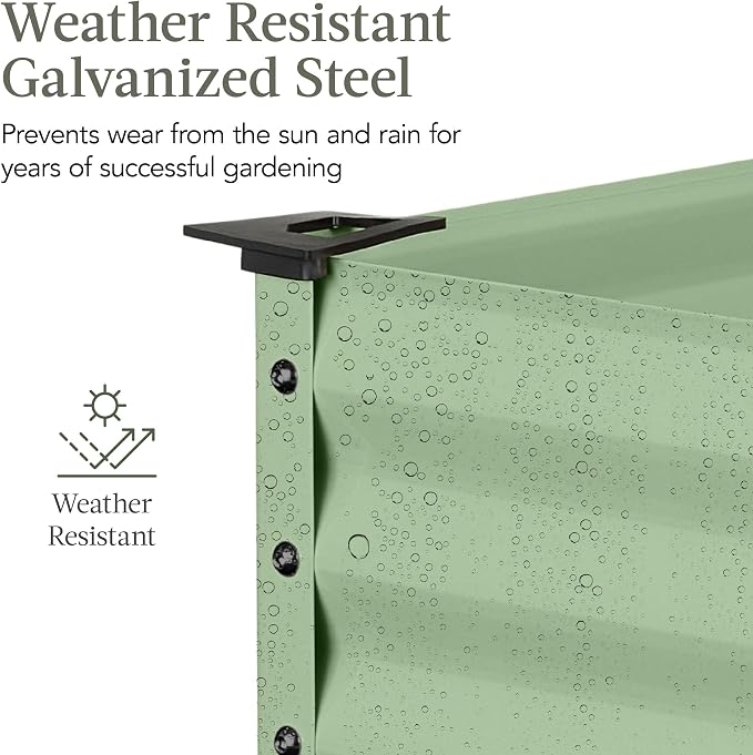 Best Choice Products 48x24x30in Galvanized Raised Garden Bed, Metal Elevated - Image 4