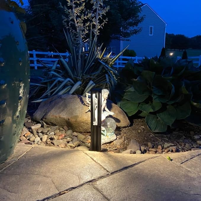 LEONLITE 12-Pack Low Voltage Path Lights, 3W LED Landscape Pathway Lights - Image 2