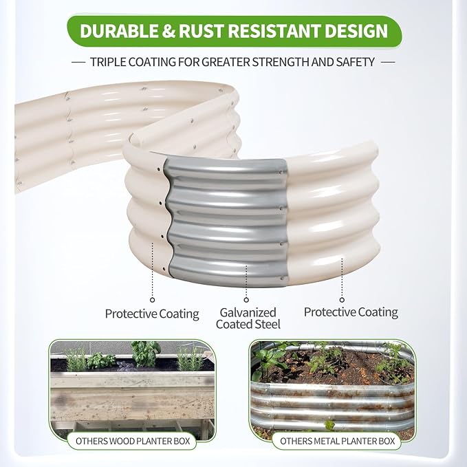 Galvanized Raised Garden Bed - Image 3