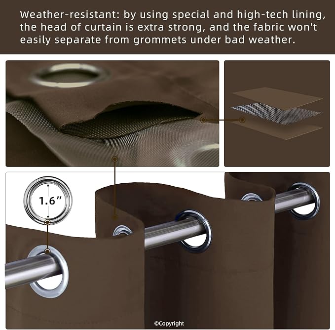 Outdoor Indoor Curtains for Patio - Image 3
