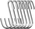 30 Pack 2.4 inches Heavy Duty S Hooks by ESFUN