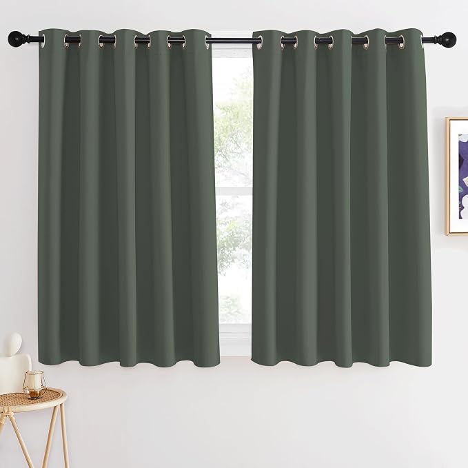 NICETOWN Blackout Kids Room Curtain 54 inch Length, Thermal Insulated Grommet by NICETOWN