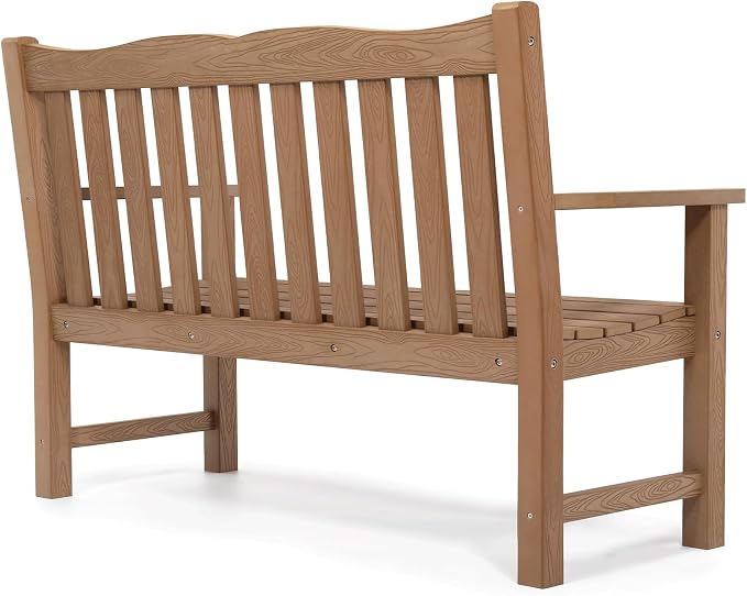 Stoog Oversized All-Weather Garden Bench & Chairs Set, 3-Piece Patio Furniture - Image 8