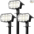 Solar Lights Outdoor Waterproof IP65, 63 LED 3 Lighting Modes Solar Powered by AUDERWIN