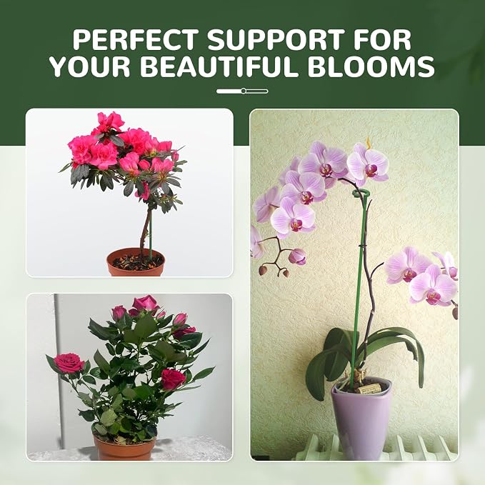 15-Pack Adjustable Plant Support Stakes - Image 2