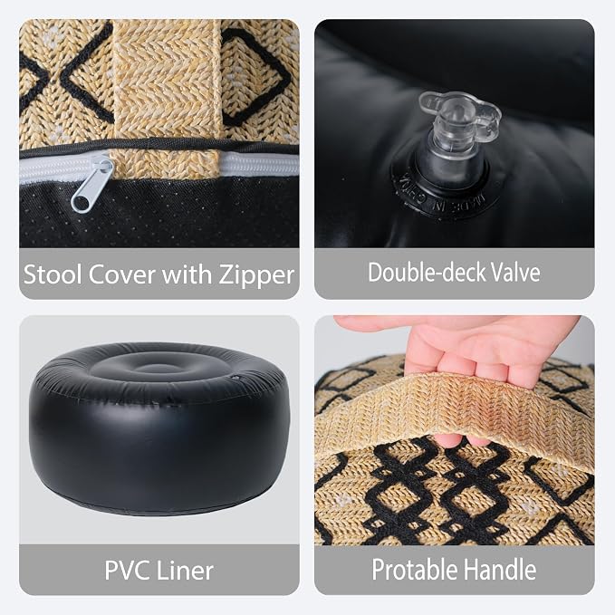 Outdoor Inflatable Ottoman - Image 4