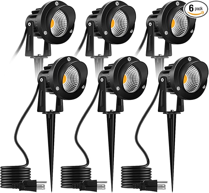Romwish 120V LED Landscape Lights, 10W 120V Outdoor Landscape Lighting by ROMWISH