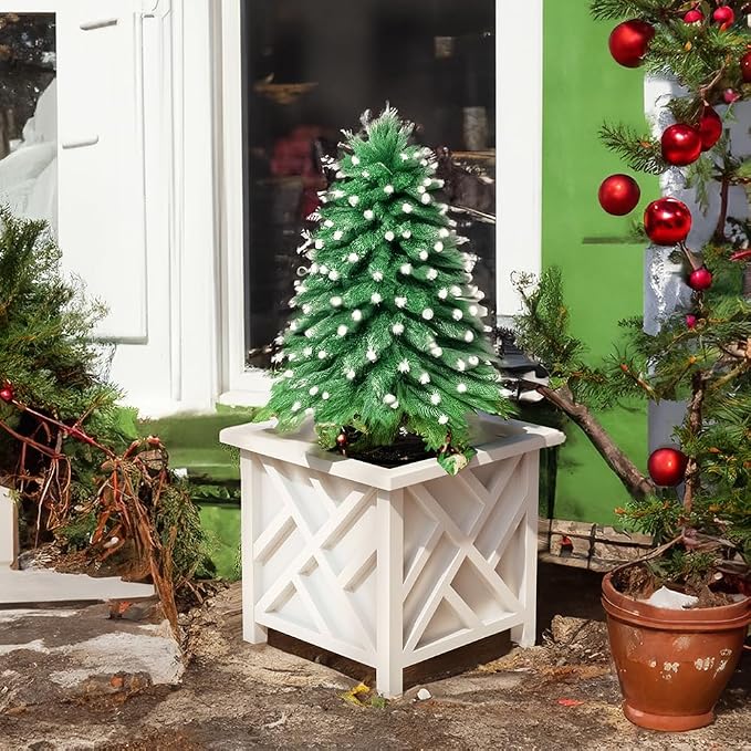 Lattice Design Outdoor Planter Box - Image 5