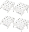 KINGYES Folding Adirondack Ottomans Set of 4 by KINGYES