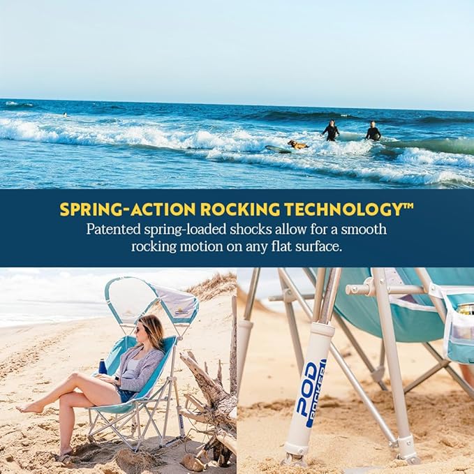 GCI Outdoor Waterside Pod Rocker Outdoor Rocking Chair - Image 4