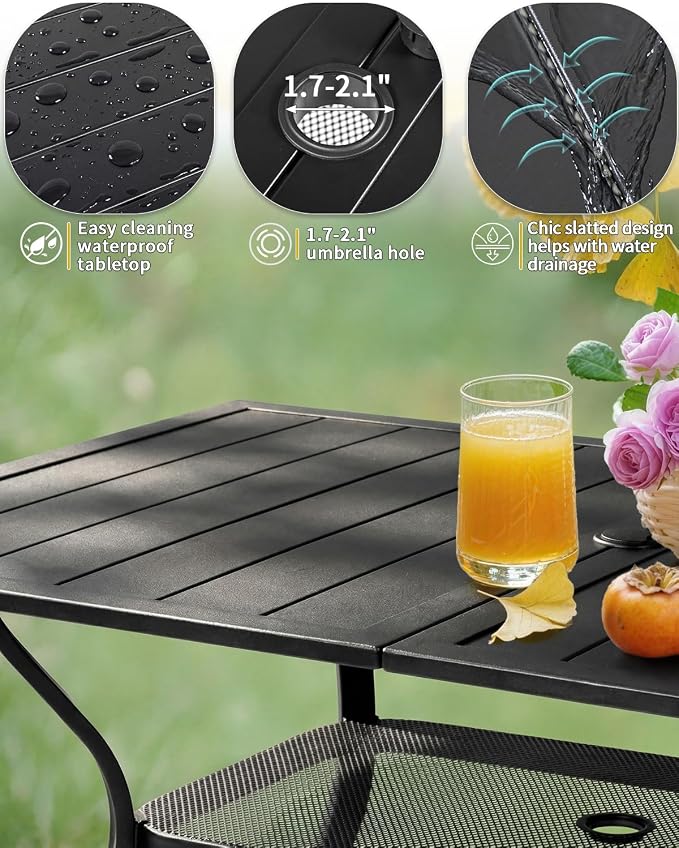 Outvita Outdoor Patio Table for 6 Person - Image 4