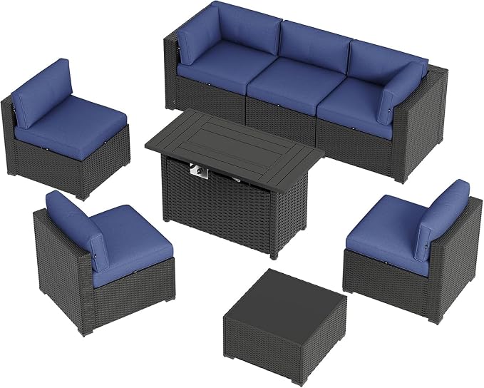 Aoxun 8 Piece Patio Furniture Set - Image 8