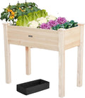 34x18x30in Wooden Raised Garden Bed by ZSYWODFO