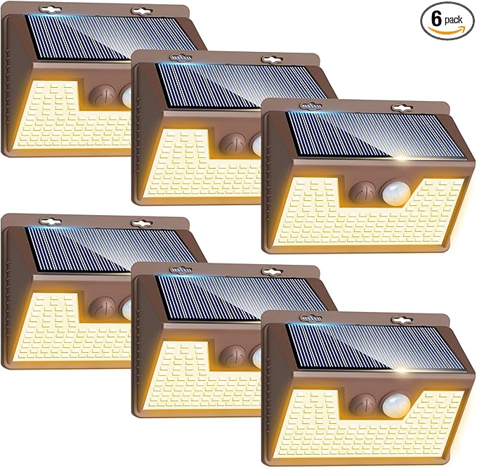 Peasur Solar Lights Outdoor Motion Sensor Waterproof, 3 Modes Security Wall by Peasur
