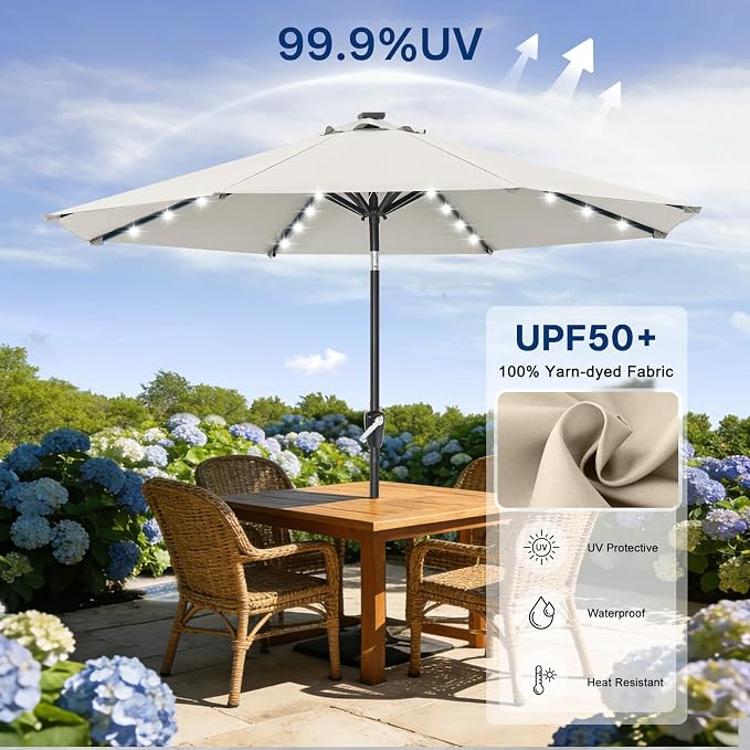 ABCCANOPY Durable Solar Led Patio Umbrellas - Image 6