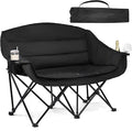Double Camping Chair Padded Loveseat Chair by PUVASIA