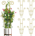 ZOUTOG Trellis for Climbing Plants Indoor 4 Pack 30 Inch, Rustproof Metal by ZOUTOG