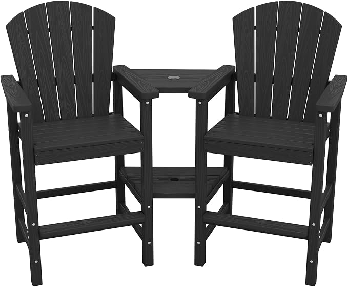 SERWALL Tall Adirondack Chairs Set of 2 by SERWALL