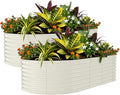 Garvee 2 Pack Galvanized Raised Garden Beds by Garvee