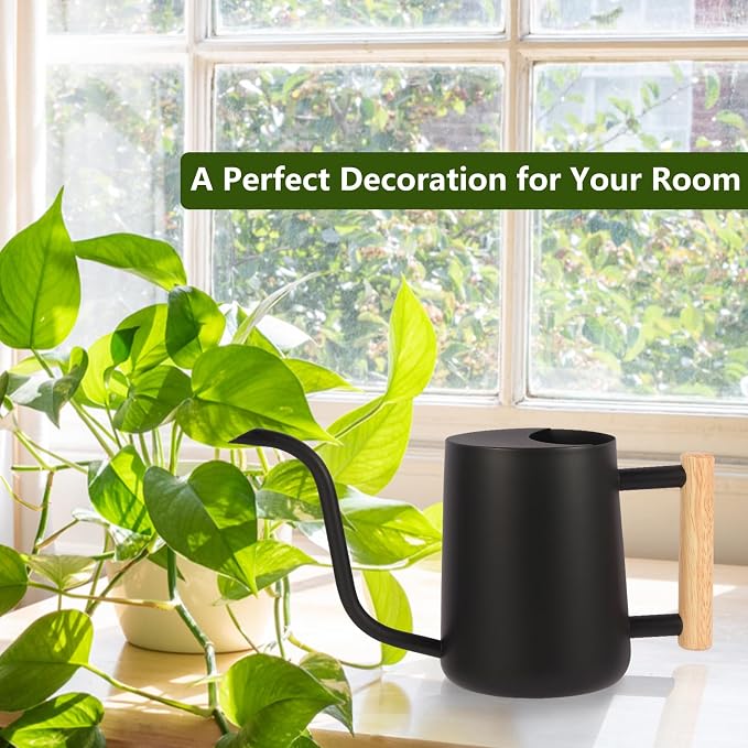Plant Watering Can, 35oz Metal Watering Can, Stainless Steel Indoor Plants - Image 3