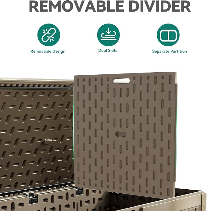 YITAHOME 260 Gallon Large Deck Box - Image 2